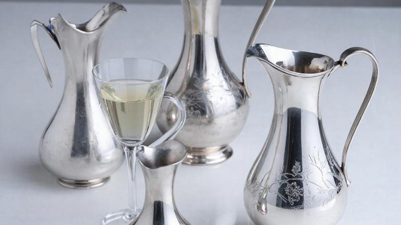 Мерцающие души в холодном металле: Сакральная симфония и символизм серебряных кувшинов