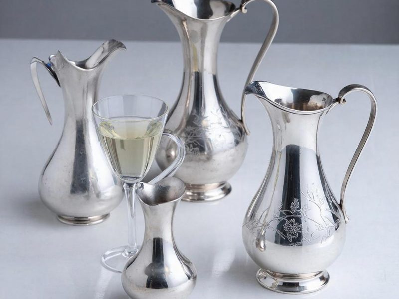 Мерцающие души в холодном металле: Сакральная симфония и символизм серебряных кувшинов